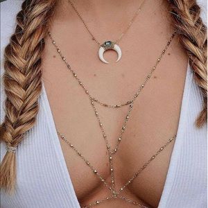 LILICLASPE GOLD HARNESS BODYCHAIN